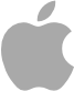 Apple logo representing the Mac App Store, set against a plain background, conveying a clean and modern feel